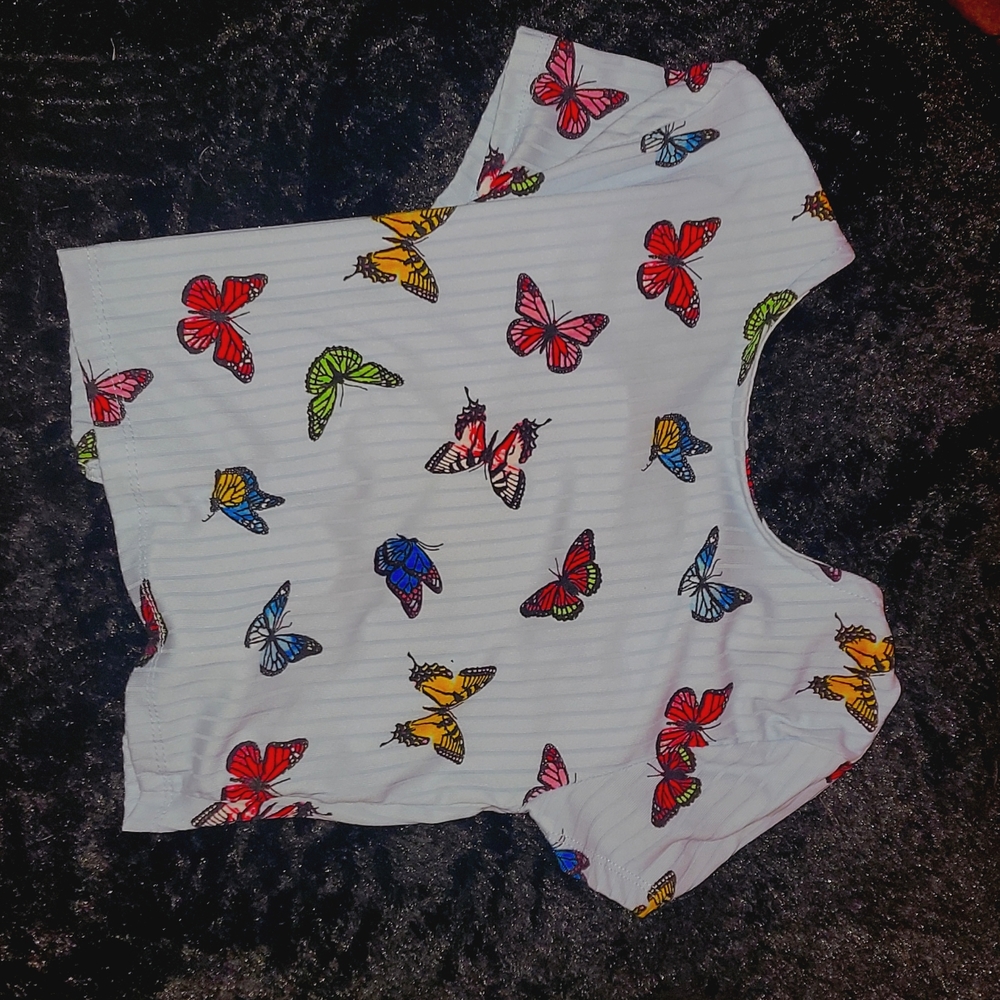 Crop Top with a Criss-cross design to show your back